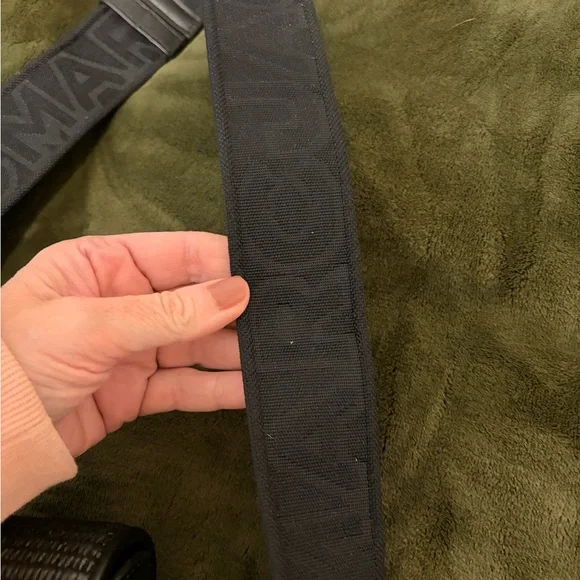 Marc Jacobs Black Raffia Crossbody Saddle Bag NWT - Picture 7 of 13